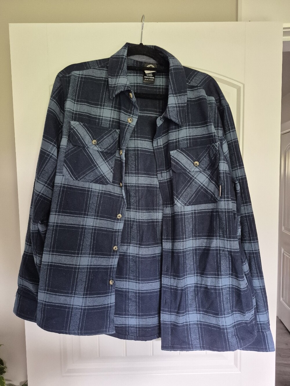 Mens Colorado Clothing Blue Flannel